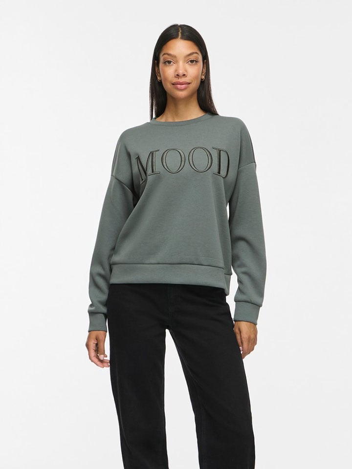 Vila Sweatshirt "Reflect" in Grün - XL