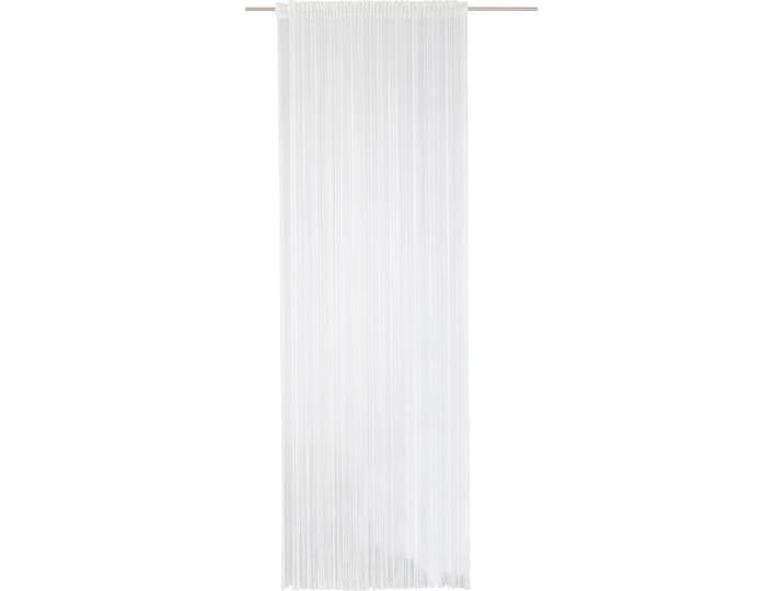 Fadenvorhang WECKBRODT Rebecca Gr. 3, weiss (reinweiß), B:98cm H:245cm, Polyester, Gardinen, Fadenvorhang, Fadengardine, Insektenschutz, transparent, kürzbar, Store