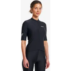Velo Full-zip Cycling Jersey Damen Black, Größe:2XL - Damen > Oberteile > Sportshirts - Schwarz