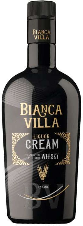 Grupo La Navarra Bianca Villa Liquor Cream Whisky - Delicioso licor cremoso español con 15% de graduación