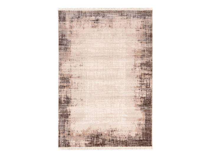 Kurzflorteppich My Laos Grau/Taupe 40 x 60cm Webstoff