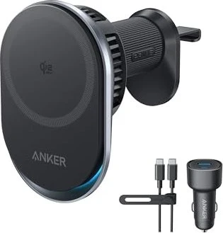 Anker Prime 25W Autohalterung mit Qi Wireless Charging Schwarz