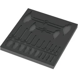 Wera 9812 Schaumstoffeinlage TORX HF Schraubendreher Set 1, ohne Werkzeug - 05137312001