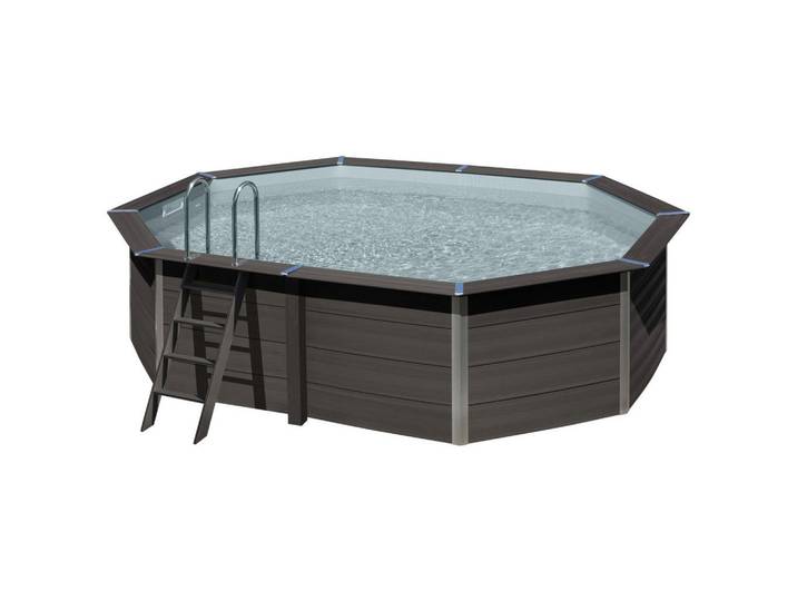 Gre Pool-Set Kpcov52, Grau, 386x124x524 cm, Freizeit & Co, Pools & Wasserspaß, Pools, Aufstellpools
