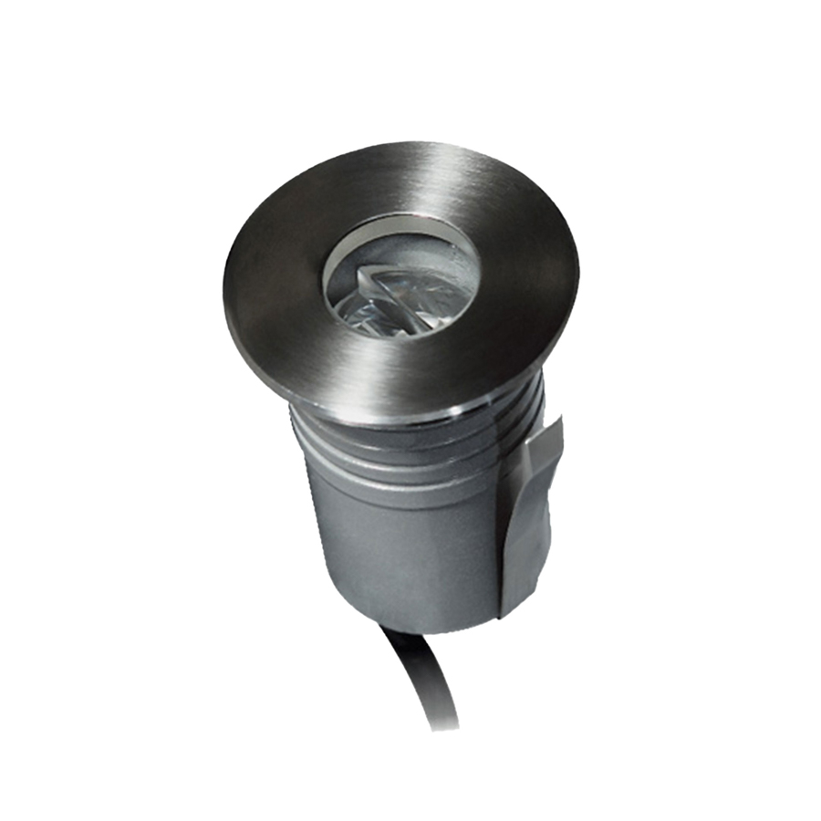 Mobilux LED-Bodeneinbaustrahler IP67 R 240V1x3W 45° 3000K silber 02000115 4251399704727