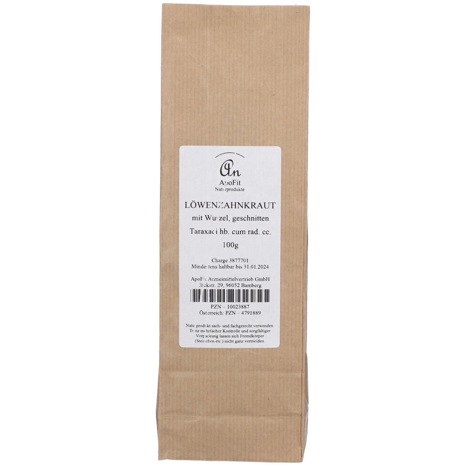 Löwenzahnkraut mit Wurzel 100 g Tee