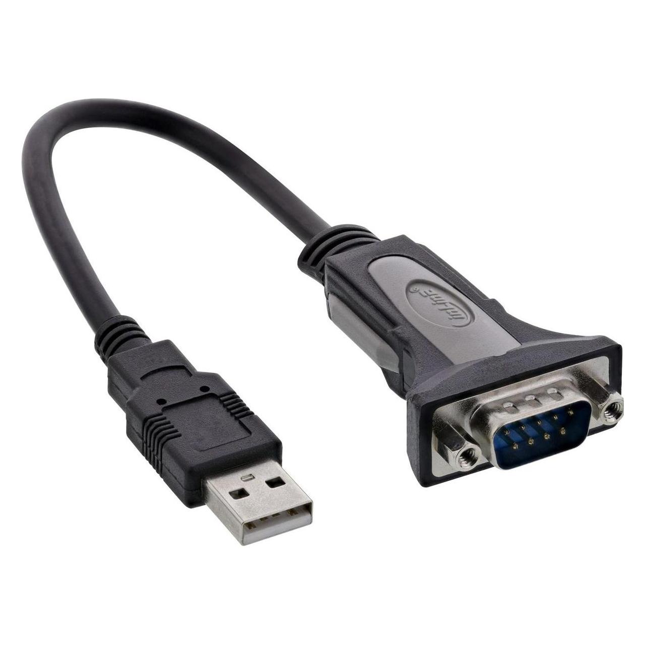 InLine USB 2.0 zu Seriell Adapterkabel (0.25 m) (33306I)