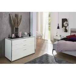 Bosse Solutions Sideboard 3 Schübe Weiss Chrom