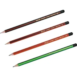 herlitz Bleistift Scolair H,HB,B,2B VE=4 Stück