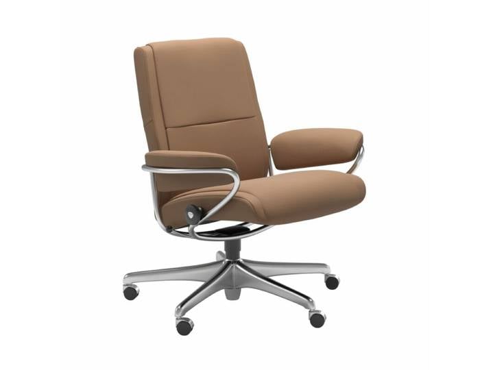 Stressless Paris Sessel Low Back Home Office - Leder Batick Latt