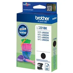 Brother Original LC-221LBK Druckerpatrone schwarz 260 Seiten (LC221BK)
