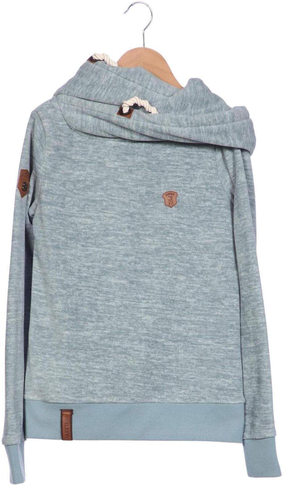 Naketano Damen Kapuzenpullover, Hellblau, Gr. XS, Synthetik - Second Hand