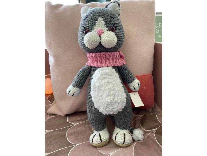 Häkel-Katze Mina