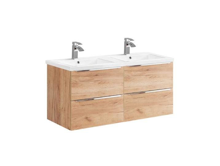 Meuble double vasque encastrée 120cm April Bois