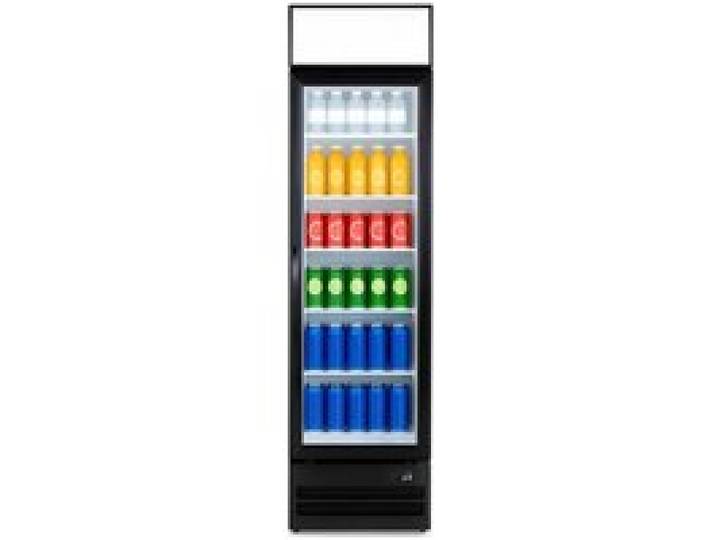 Armoire à boissons réfrigérée - Slim 208L - 1 porte vitrée - Canopy lumineux - +2/+10°C