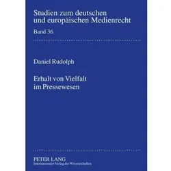 Erhalt von Vielfalt im Pressewesen, Fachbücher von Daniel Rudolph
