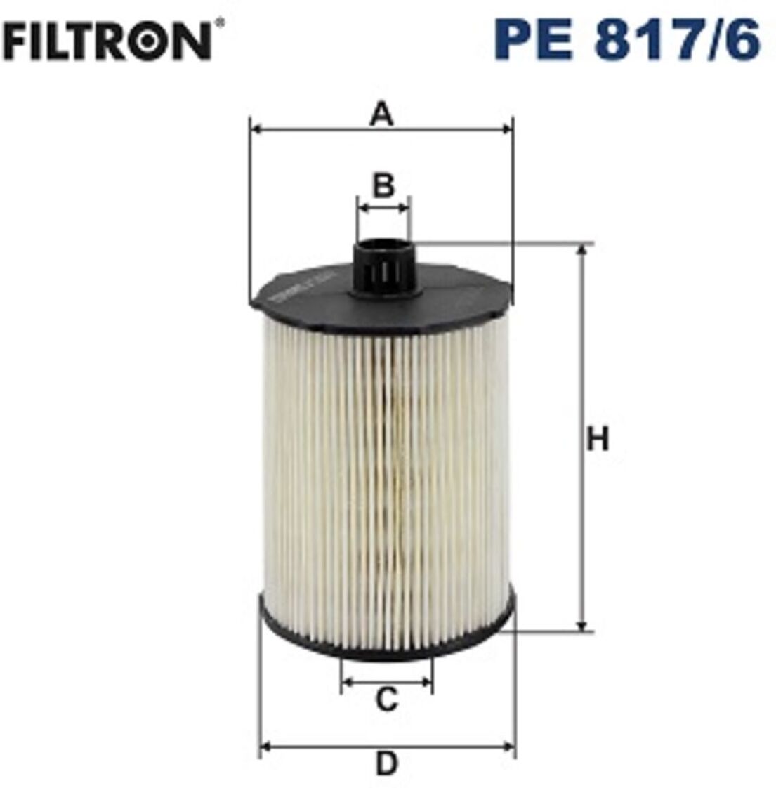 Kraftstofffilter FILTRON PE 817/6