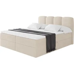 BOXBETT mit Matratze H3 - NINA - 160x200 cm - Beige