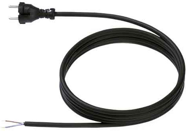 Bachmann Câble de contour en caoutchouc 3 m, noir 246.185 (246.185)