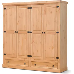 Ebuy24, Kleiderschrank, Kleiderschrank New Mexico (194 x 58 x 196 cm)