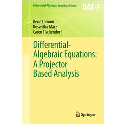 Differential-Algebraic Equations: A Projector Based Analysis, Fachbücher von Caren Tischendorf, Roswitha März, René Lamour