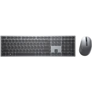 Dell Tastatur Premier Wireless KM7321W, mit Funkmaus, USB, grau