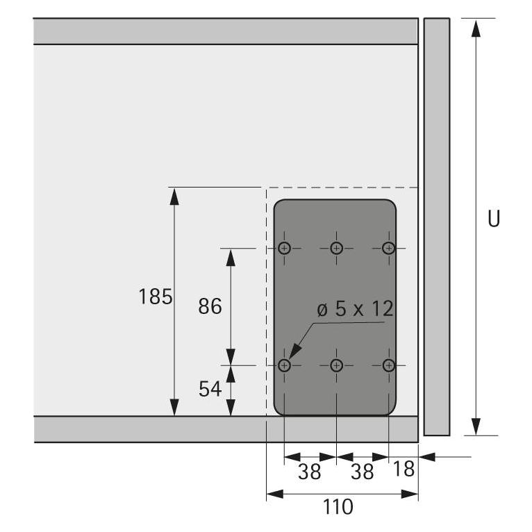 Hettich Klappenhalter Lift Mini Kunststoff Federkraft 60 N (9206677)
