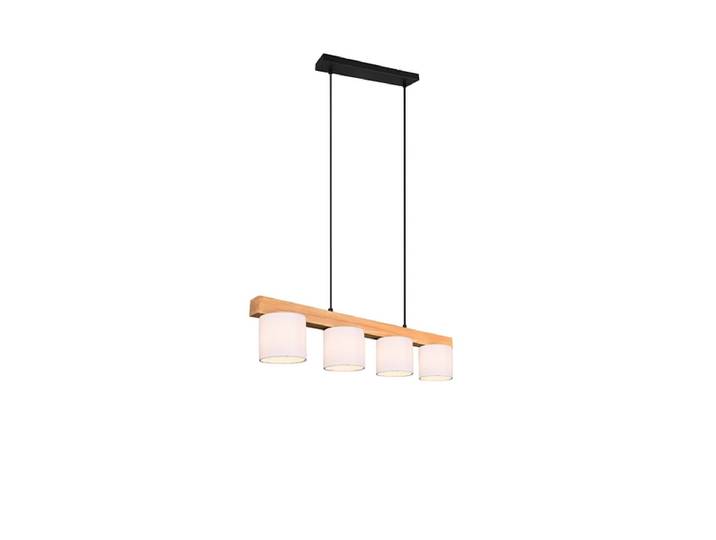 Hängelampe CAMERON 12x150cm 28W natürliches holz