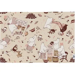 Arabia Finland Tellerunterlage Mumins 'Housekeeping' 46 cm