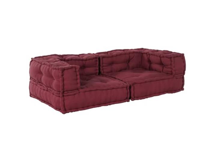 vidaXL 2-Sitzer-Modulsofa Kastanienbraun 140x70x36 cm Stoff