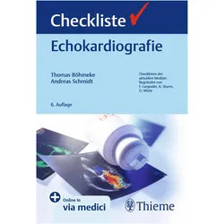 Checkliste Echokardiografie, Fachbücher von Andreas Schmidt, Thomas Böhmeke