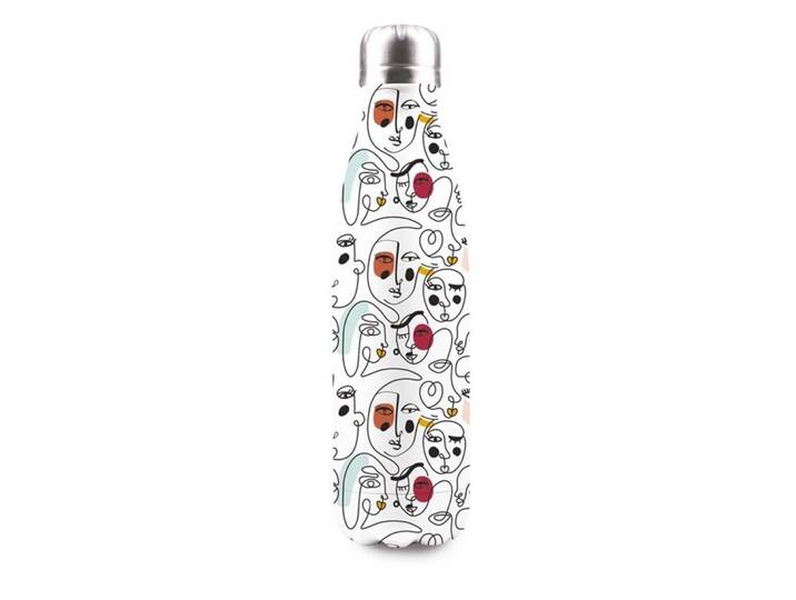 Thermosflasche Easy Life multicolor Drehverschluss 50 l - Material: Edelstahl