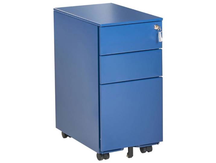 Meuble de rangement BOLSENA Métal Bleu