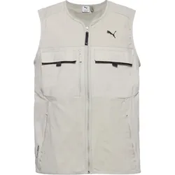 PUMA Tech Cargo Kurzweste Herren | Gr. XL | beige - beige