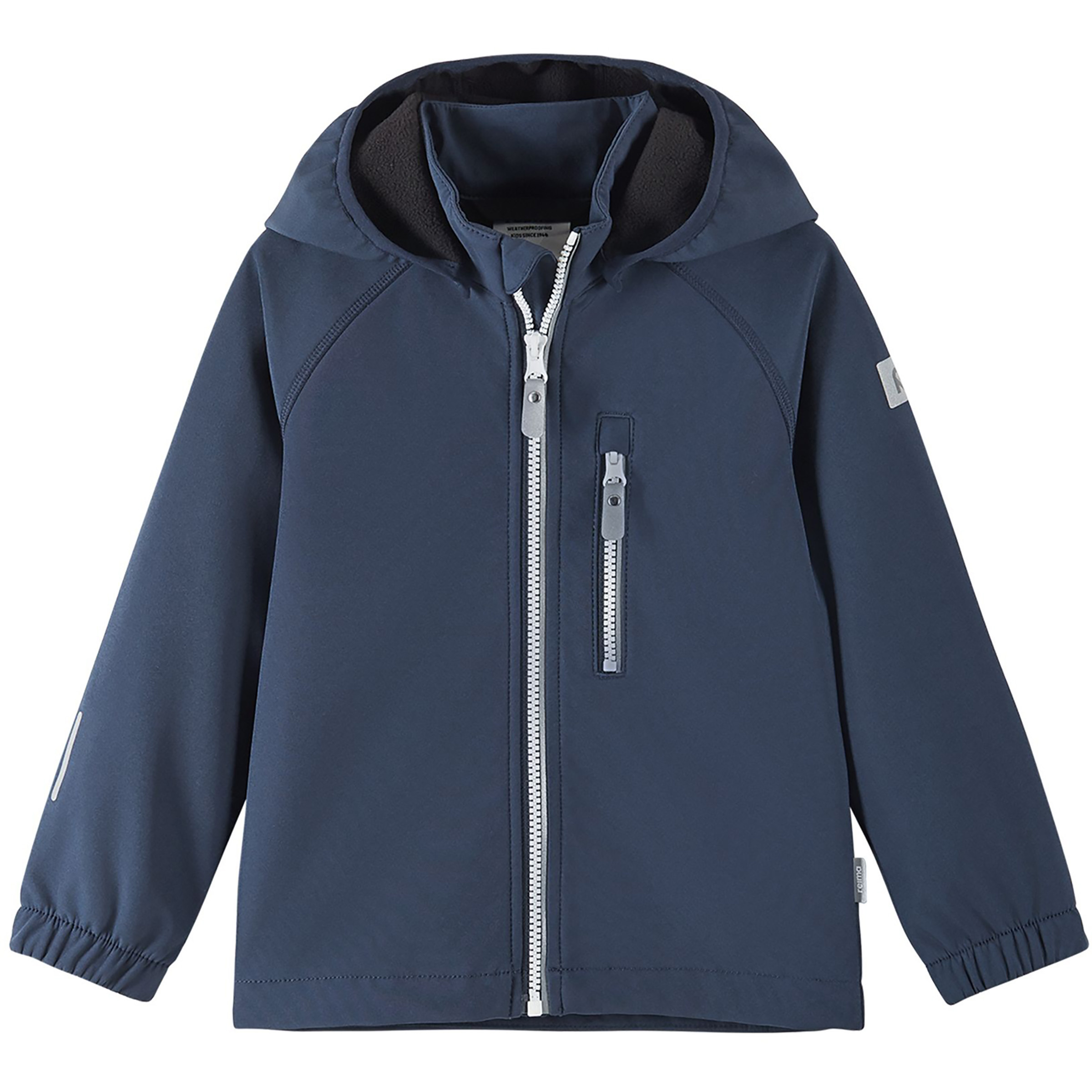 reima Vantti Softshell Kinder Softshelljacke blau Größe 92 Trekking Wasserabweisend Wasserabweisend