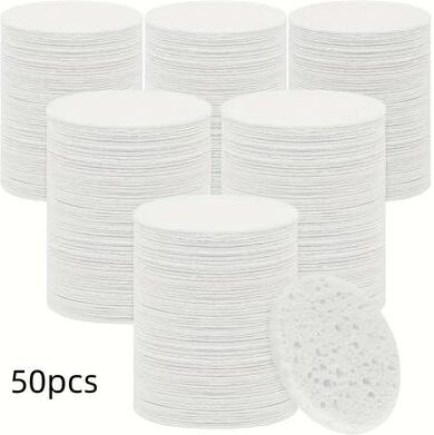 Uplift Essentials 50 Piece Compressed Facial Sponge And Industrial Grade Cosmetic Hydrotherapy System white