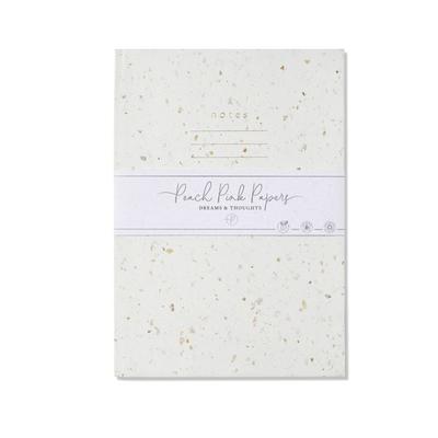 Recycled Paper Notizbuch, coffee,14x20cm, 96 Seiten