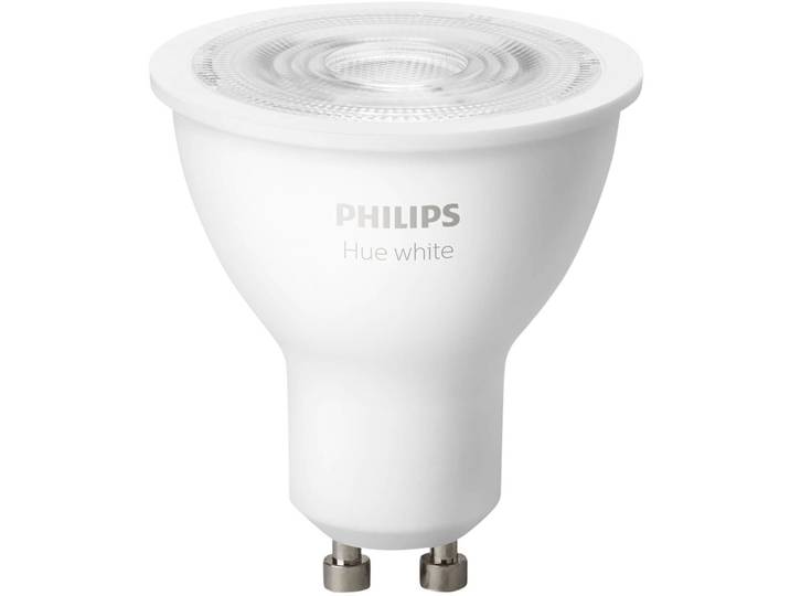 Leuchtmittel Philips Hue Kunststoff GU10 10.4 W - Farbe: Weiss - LED - Lichtfarbe: Extra warmweiss - LED Leuchtmittel