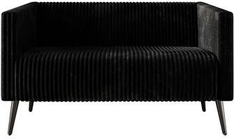 CraftPorch Corduroy Modern and Glamorous Velvet Upholstered Loveseat