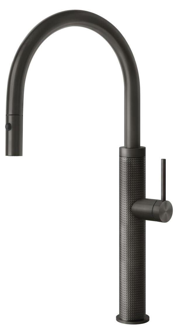 Gessi 60026, Ziehen, Schwarz, Hebelgriffe, Einzelbild, 3/8", Typ C