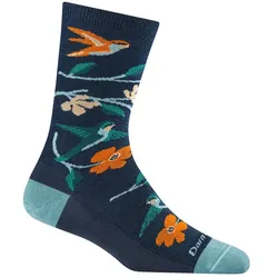 Darn Tough Birds of a Feather Crew Lightweight Damen Socken Midnight Gr. M (EU 41-42,5)
