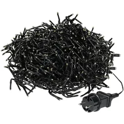 LED LICHTERKETTE Cluster Außen Innen 12,4 m Weihnachtsbeleuchtung 960 LED Warmweiß