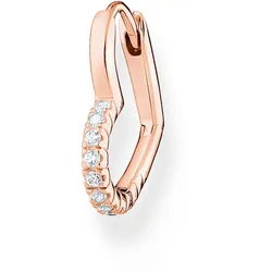 Thomas Sabo CR693-416-14 Single Ohrring Herz mit weißen Steinen Roségoldfarben