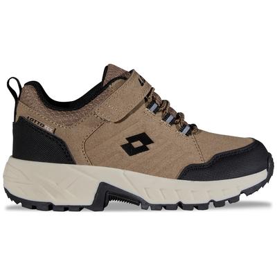 Winterboots LOTTO, Mädchen, Gr. 27, schwarz (braun, schwarz), Kunstfaser, Synthetik, mehrfarbig, Schuhe Winterboots, - wasserdicht, windabweisend & atmungsaktiv
