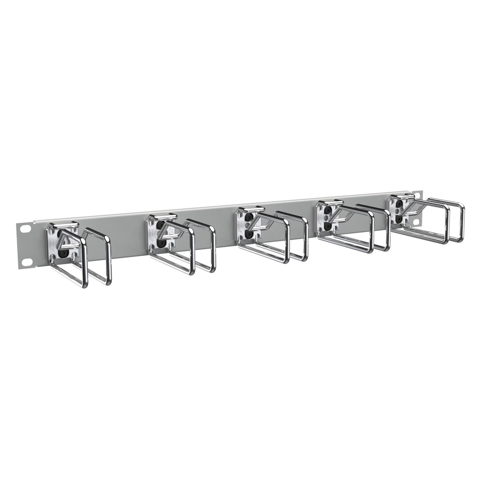 Enoc Querrangierpanel 1 HE, gr/chrom CPM 01-RAL 7035 (54633)