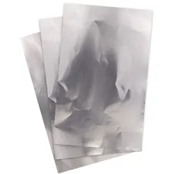 folia Prägefolie, silber, 18,5 x 29 cm, 3 Blatt