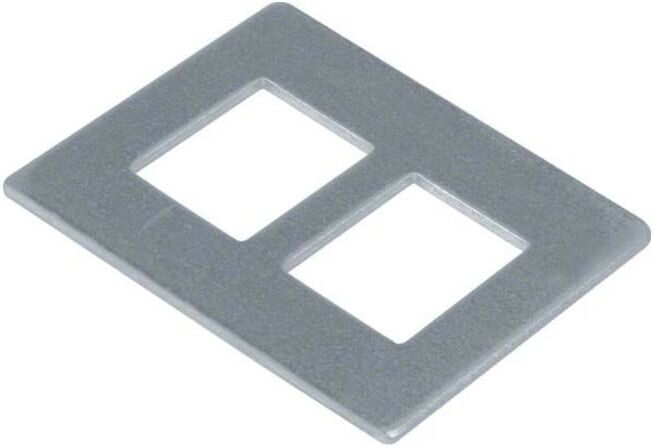 Tehalit Plaque de montage 2xRJ45 19,3x14,8 GTVDM012 ; hager (0639814)