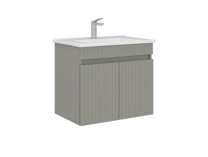 Meuble Vasque \ tivoli 65\ - 65 X 45 X 57 Cm - Matte Cashmere