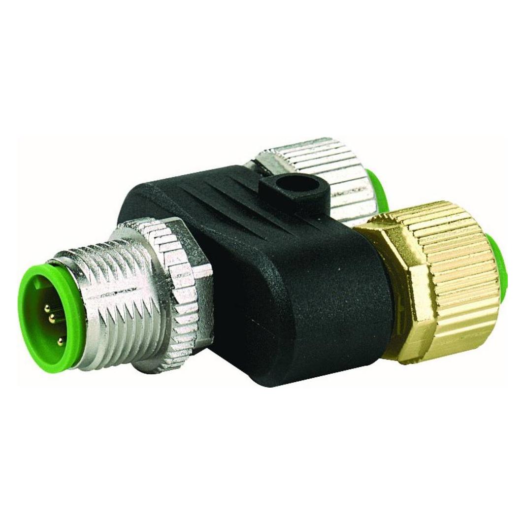 Murr Elektronik Murrelektronik T-Stück M12 Stecker ger. auf M12 Buchse Ger (7000-41141-0000000)