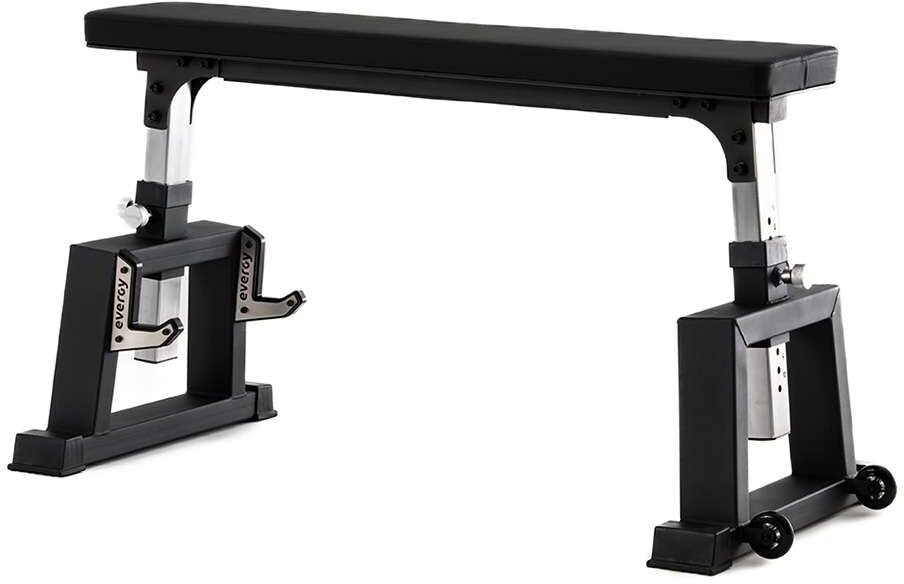 Evergy Rower Bench Banco Plano Profesional . Negro